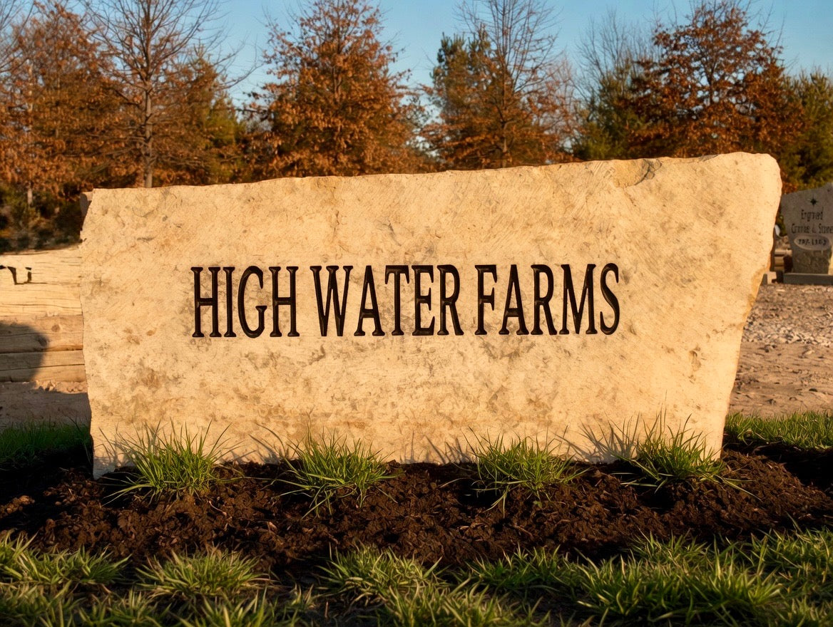Stone Business and Estate Signs